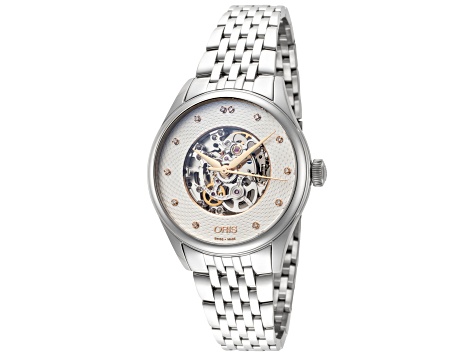 Oris Women s Artelier Skeleton 33mm Automatic Watch