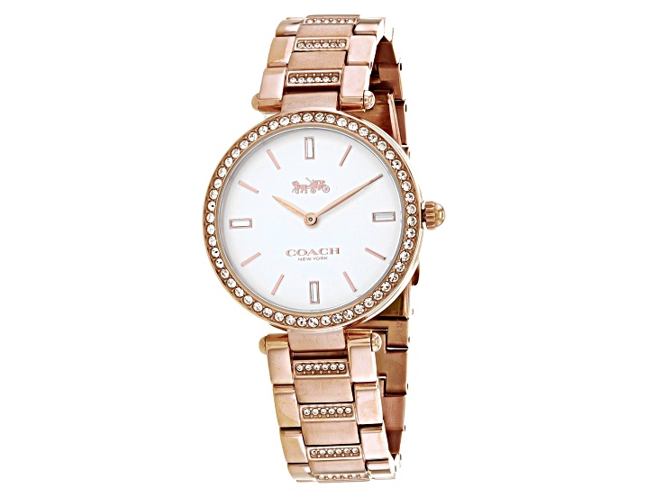 New! Coach Park Watch ⌚ 34MM Coach Park Silver Dial Two-Tone Steel Women main image 2