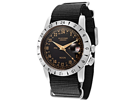 Glycine Men's Airman Vintage Noon 40mm Automatic Watch