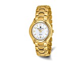 Mens Charles Hubert Gold-finish White Dial Watch