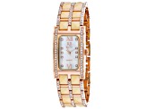 Roberto Bianci Women's Pietra Mother-Of-Pearl Rose Stainless Steel Watch