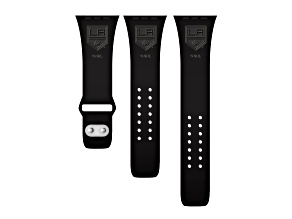 Gametime NHL Los Angeles Kings Debossed Silicone Apple Watch Band (38/40mm M/L). Watch not included.