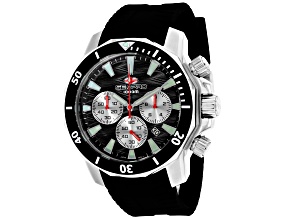 Seapro Men's Scuba Dragon Diver Limited Edition Black Silicone Strap Watch