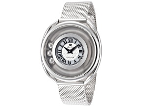 Glam Rock Women's Around The Time 40mm Quartz Stainless Steel Watch