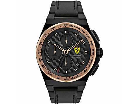 Ferrari Men's Scuderia Black Stainless Steel Watch