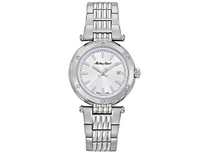 Mathey Tissot Women's Neptune White Dial, Stainless Steel Watch