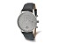 Charles Hubert Men's Stainless Steel Grey Dial Dual Time Watch