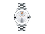 Movado Women's Silver Tone Stainless Steel Band Trend Watch