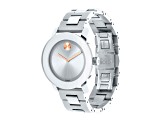 Movado Women's Silver Tone Stainless Steel Band Trend Watch