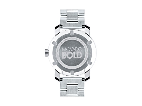 Movado Women's Silver Tone Stainless Steel Band Trend Watch