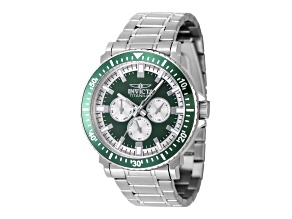 Invicta TI-22 44mm Quartz Titanium Watch, Green Dial