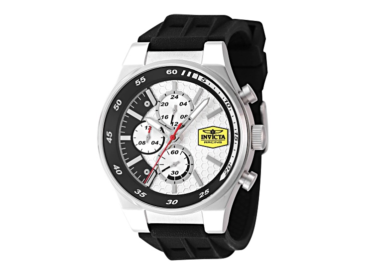 INVICTA ホワイトシリコンバンド Amazon.com: Invicta Shock Resistant Watch Clear White