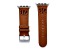 Gametime Cincinnati Bengals Leather Band fits Apple Watch (42/44mm S/M Tan). Watch not included.