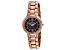 Mathey Tissot Women's Classic Black Dial, Rose Stainless Steel Watch