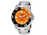 Oceanaut Men's Marletta Orange Dial, Stainless Steel Watch