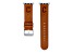Gametime MLB Cleveland Guardians Tan Leather Apple Watch Band (42/44mm M/L). Watch not included.
