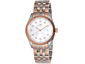 Oniss Women's Royale Two-tone Stainless Steel Bracelet Watch