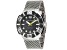 Technomarine Men's Reef Black Dial, Stainless Steel Watch