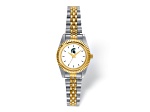 LogoArt Michigan State University Pro Two-tone Ladies Watch