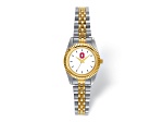 LogoArt Ohio State University Pro Two-tone Ladies Watch