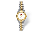 LogoArt University of Wisconsin Pro Two-tone Ladies Watch