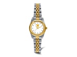 LogoArt West Virginia University Pro Two-tone Ladies Watch