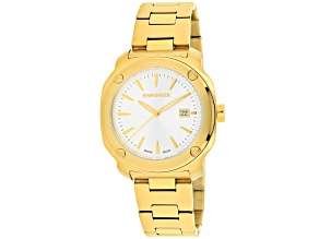 Wenger Men's Edge Index Yellow Stainless Steel Watch