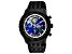 Seapro Men's Meridian World Timer GMT Blue Dial, Black Stainless Steel Watch