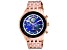 Seapro Men's Meridian World Timer GMT Blue Dial, Rose Stainless Steel Watch