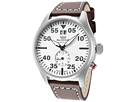 Glycine Men's Airpilot Dual Time 44mm Quartz Watch