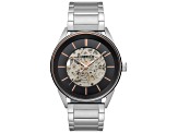 Thomas Earnshaw Men's Bayshore Skeleton 42mm Automatic Black Dial Stainless Steel Watch