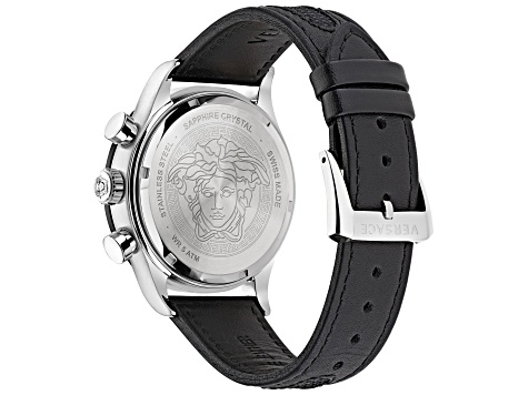 Versace Men's Hellenyium Chrono 44mm Quartz Watch