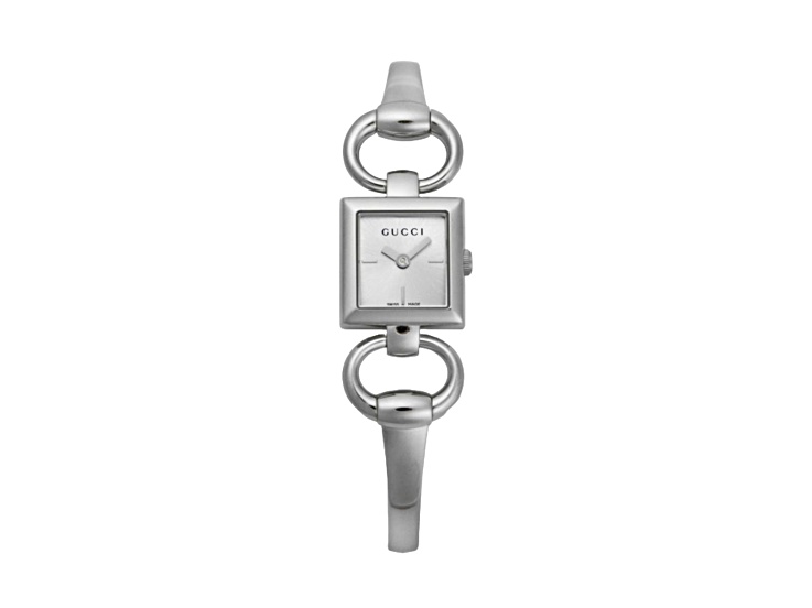 Gucci Tornabuoni Women's Stainless Steel 19mm Square White Dial