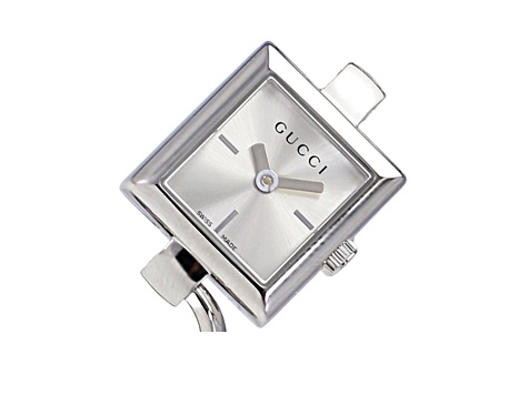 Gucci Tornabuoni Women's Stainless Steel 19mm Square White Dial