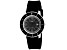 Oceanaut Women's Satin Black Dial, Black Silicone Watch