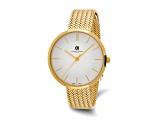 Ladies Charles Hubert IP-plated Stainless Steel White Dial Watch