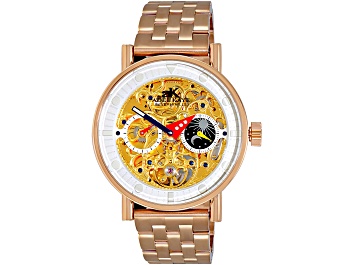 Picture of Adee Kaye Men's Galactic Yellow Stainless Steel Bracelet Watch
