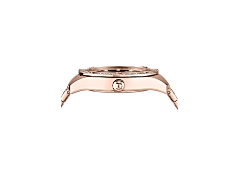 Canton Road Womens Watch 36mm Rose Case Black Enamel Dial  display picture 3