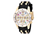 Invicta Angel 40mm White Dial Silicone Stainless Steel Band Quartz Watch