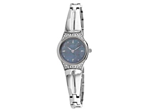 Pulsar Women's Classic Black Mother-Of-Pearl Stainless Steel Watch