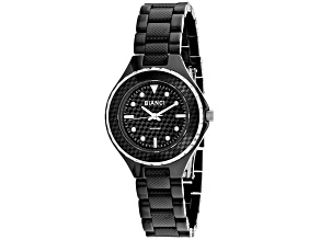 Roberto Bianci Women's Casaria Black Dial, Black Ceramic Watch, 32mm