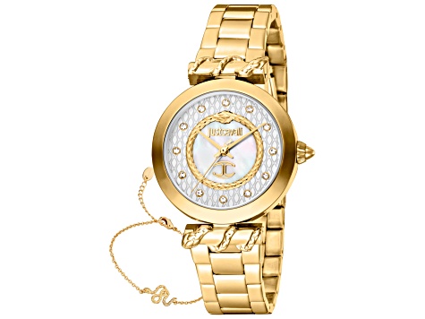 Just Cavalli Women's SET Donna Luce 32mm Quartz Watch
