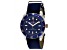Seapro Men's Revival Blue Dial, Blue Leather Strap Watch