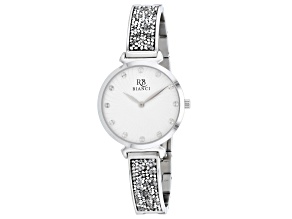 Roberto Bianci Women's Billare White Dial, Stainless Steel Watch