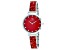 Roberto Bianci Women's Billare Red Dial, Stainless Steel Watch