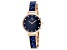 Roberto Bianci Women's Billare Blue Dial, Rose Stainless Steel Watch