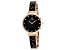 Roberto Bianci Women's Billare Black Dial, Rose Stainless Steel Watch