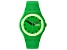 Swatch Women's Pride Green Dial, Green Silicone Watch