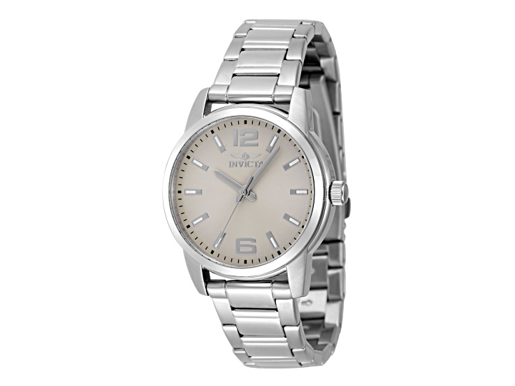 Invicta Celestial 36mm Ivory Color Dial Stainless Steel Quartz Watch