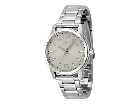 Invicta Celestial 36mm Ivory Color Dial Stainless Steel Quartz Watch